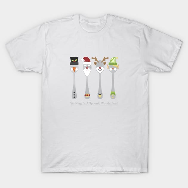 Walking In A Spoonie Wonderland! (Xmax Chronic Illness Design) T-Shirt by yourachingart